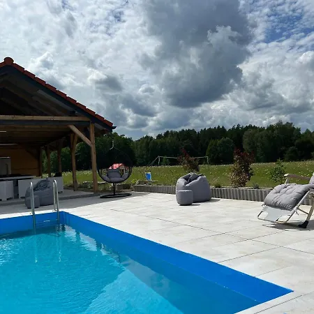 Koniec Swiata Dom 84m2 Z Balia I Basenem Na Wylacznosc Сasa de vacaciones *